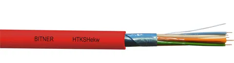 Shielded sensor cable HTKSHekw 1x2x0.8mm B2ca-s1a d0 a1 red 100m