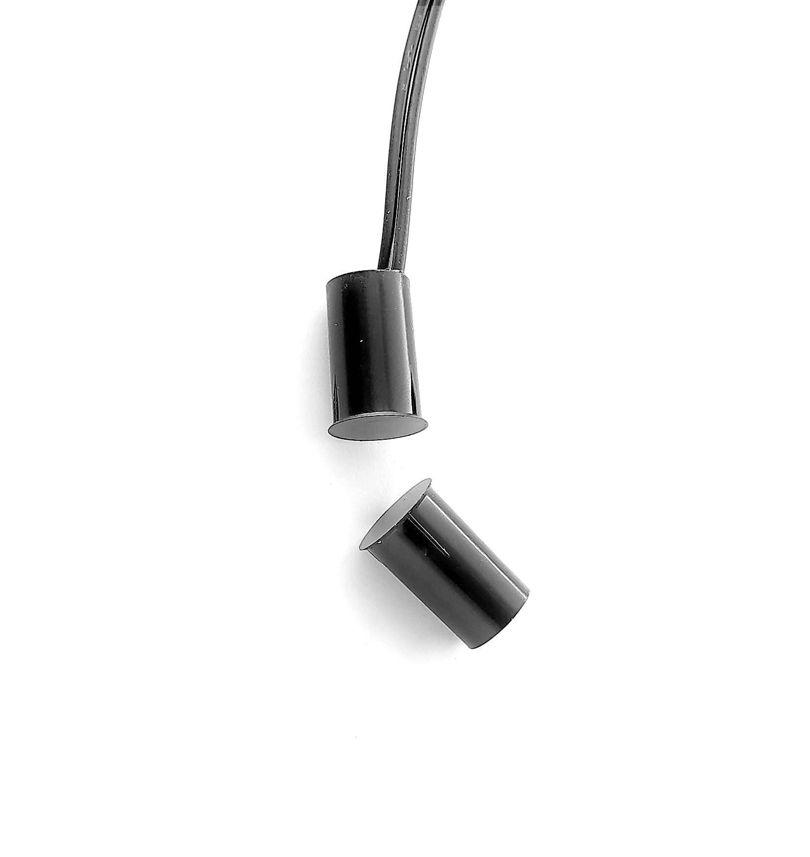 Magnetic contact 5C-33B flush-mounted for wood 17x9mm black