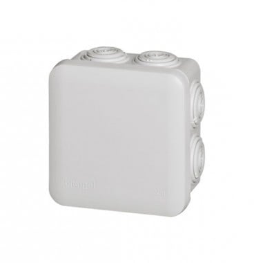 Boîte de dérivation 092012 80x80x45 mm étanche grise