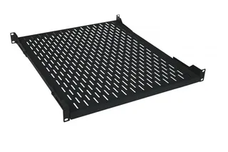Shelf rack 19" for cabinet 1U 350mm max 80kg black