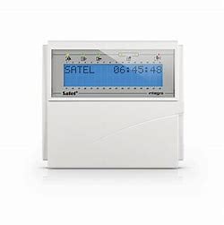 Keypad with flap INT-KLCD-BL blue light