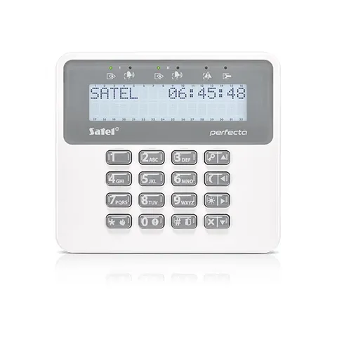 LCD-näppäimistö PRF-LCD PERFECTA-paneeleille Valkoinen
