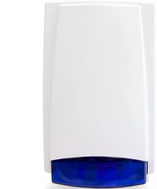 Outdoor siren MR300 white with blue light