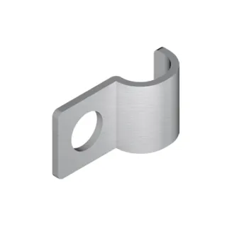 Clamp 405507 UDF7 7mm E-90, with hole, for one cable