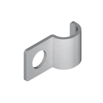 Schelle 405506 UDF6 6mm E-90, mit Loch, für Eins für Kabel