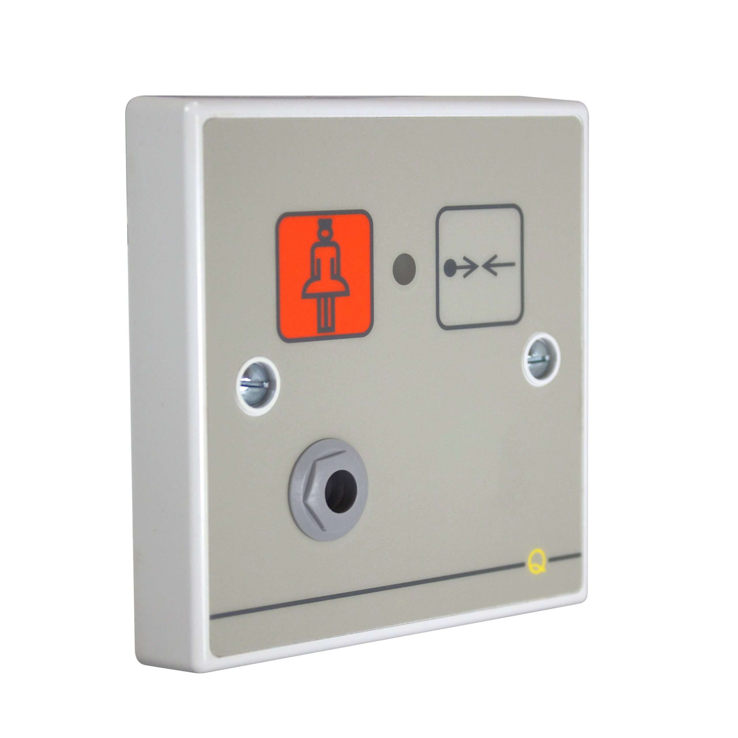 Call button Quantec QT602E reset + Euro socket