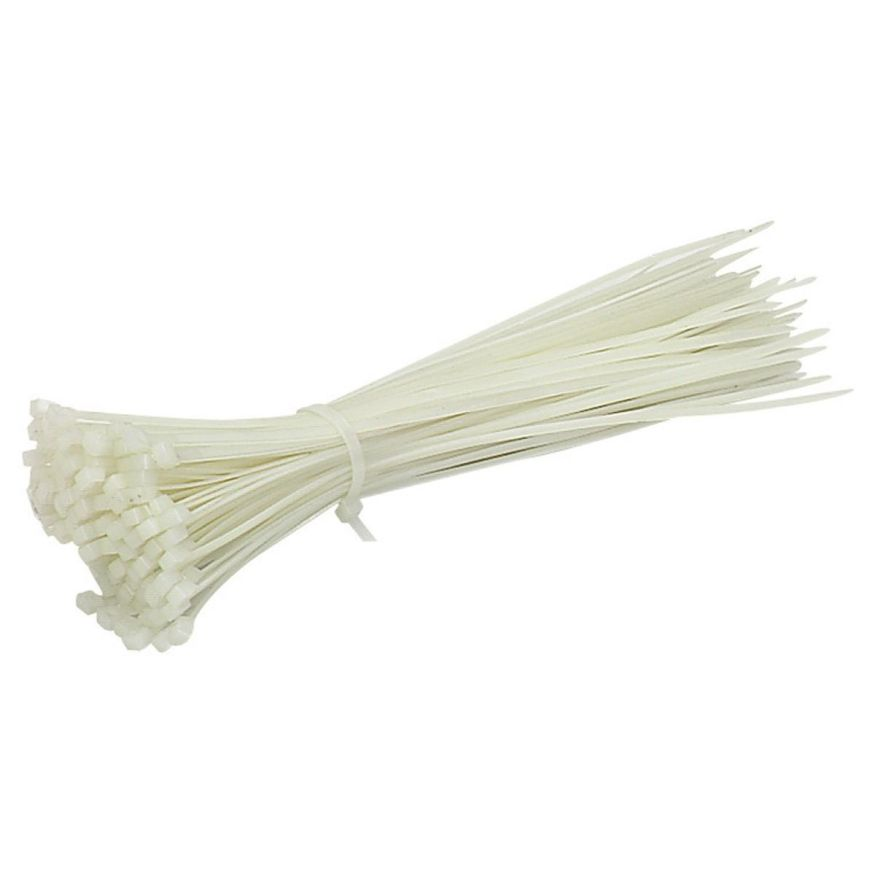Cable ties / Zip ties SEL.2.202 100x2.5mm white 100 pcs