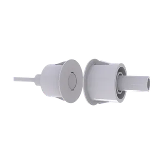 Flush-mount magnet FC620/WH for metal door