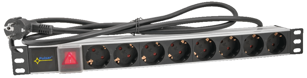 Rack cabinet power panel RALZ/F 230VAC 8 sockets