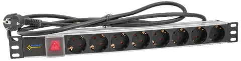 Rack cabinet power panel RALZ/F 230VAC 8 sockets