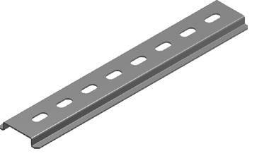 DIN mounting rail SZP35H7 1m