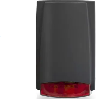 Outdoor siren MR300 grey with red light