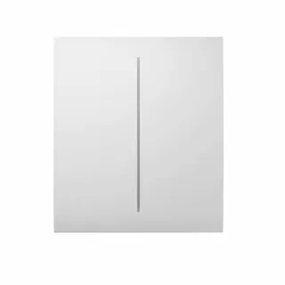 Light switch CenterButton (2-gang) White