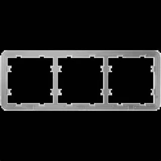 Frame (3 seats) three-socket frame for fire switches