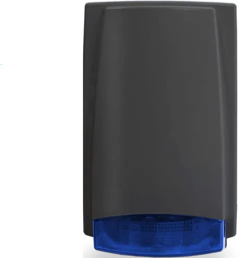Outdoor siren MR300 grey with blue light