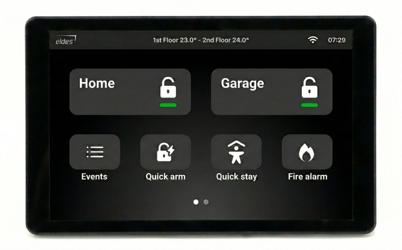 Keypad EKB6B 8" touchscreen black