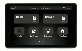 Keypad EKB6B 8" touchscreen black