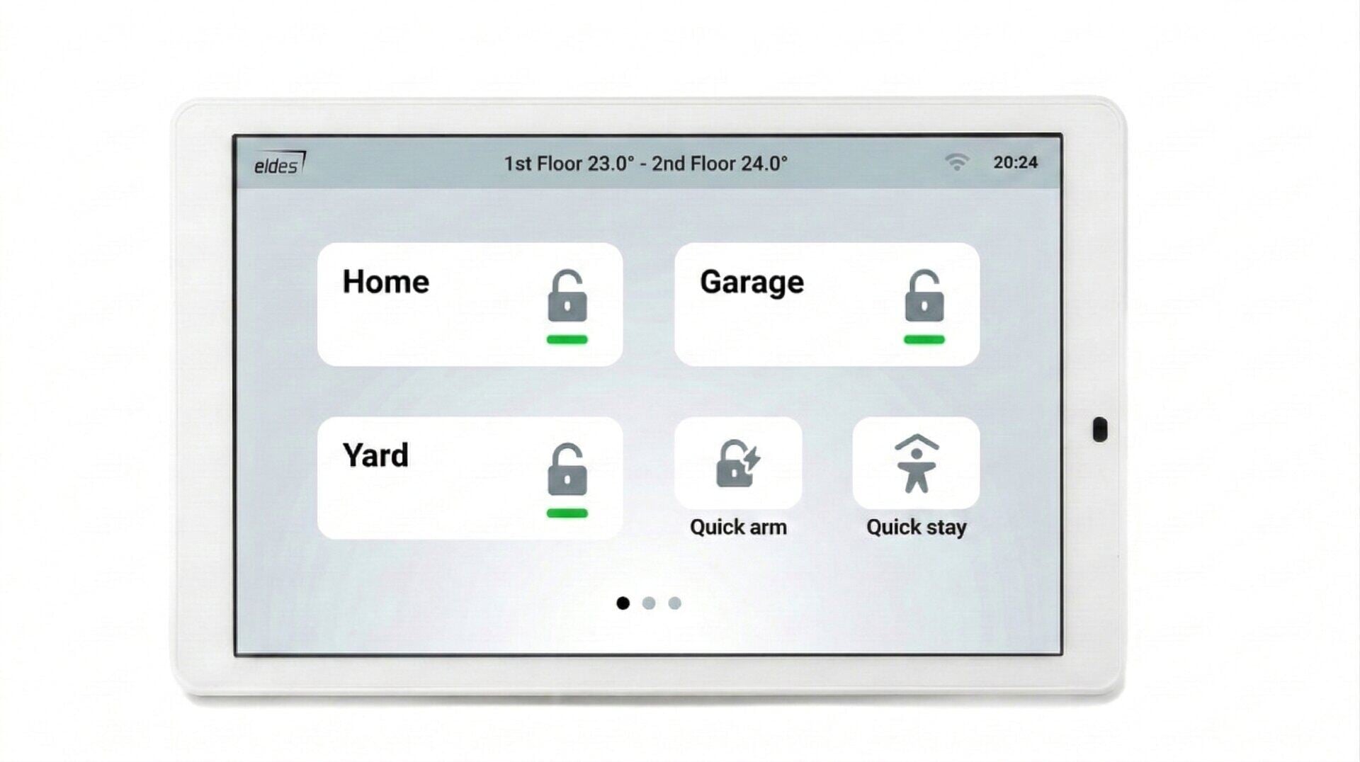 Keypad EKB6W 8" touchscreen white