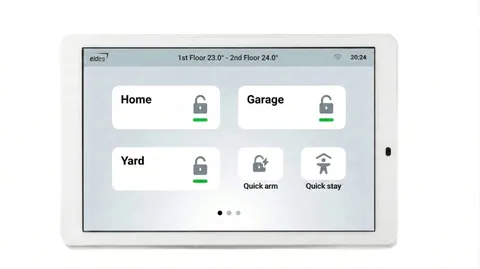 Keypad EKB6W 8" touchscreen white