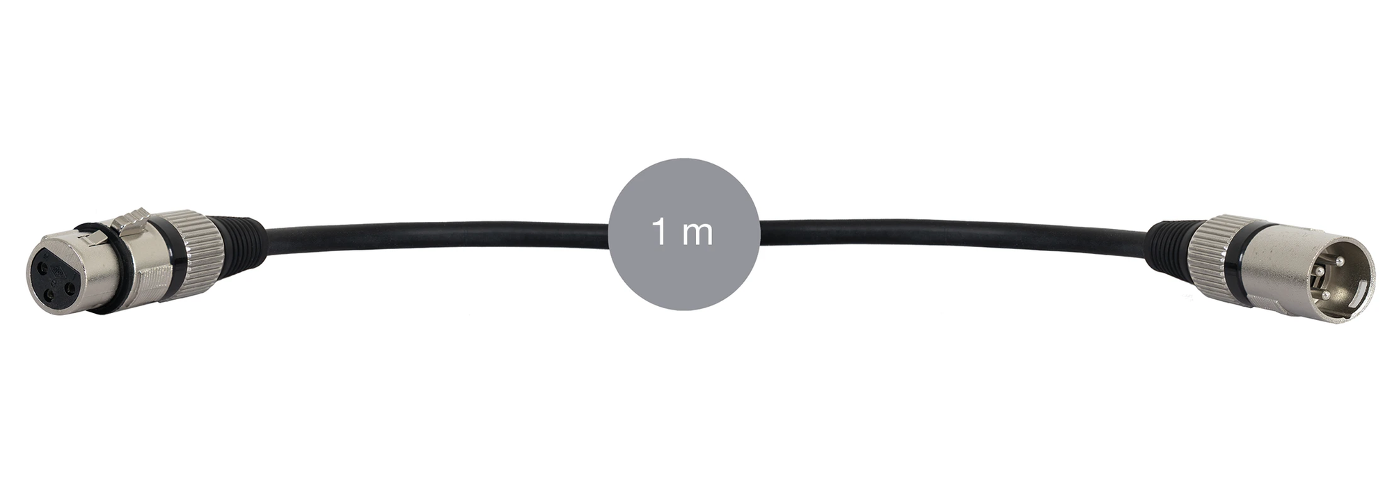 Audio cable SM‑675‑NE‑1 XLR‑F - XLR‑M 1m