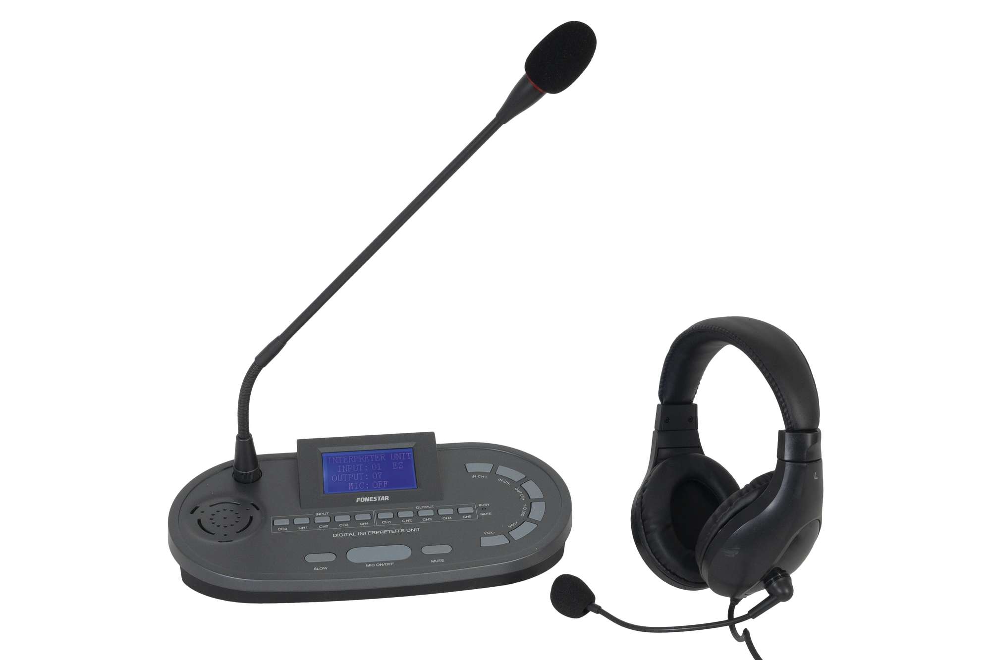 Desktop microphone SCT‑61M for one for interpreter