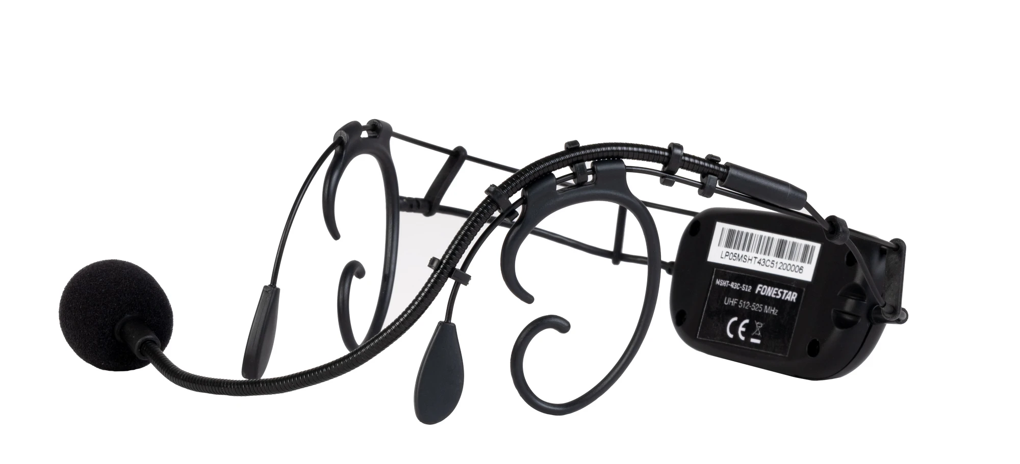 UHF headset microphone kit MSHT‑43C‑512 512-525mHz