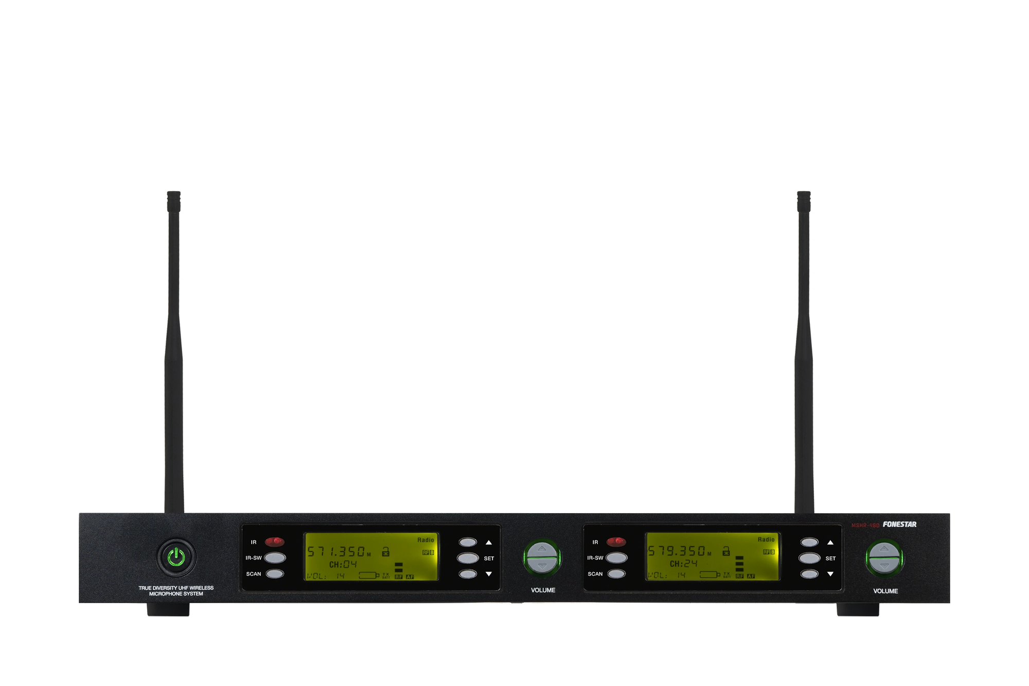 UHF dual receiver MSHR‑46D‑512 512-525mHz