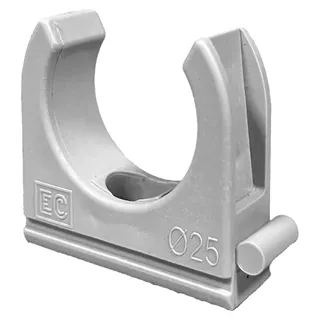 Pipe clamp ECCF16 grey