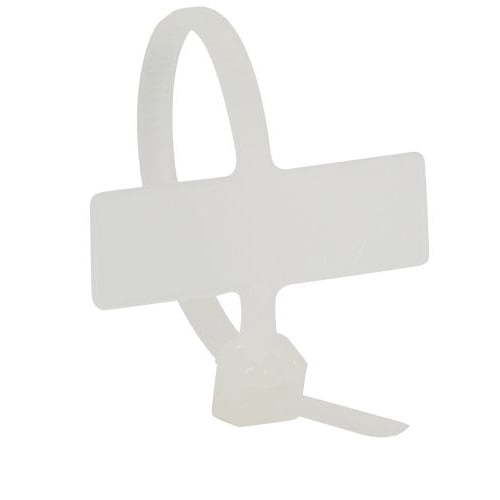 Cable ties / Zip ties 032061 2.4x95mm with label area white 100 pcs/pack