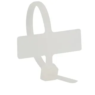 Cable ties / Zip ties 032061 2.4x95mm with label area white 100 pcs/pack