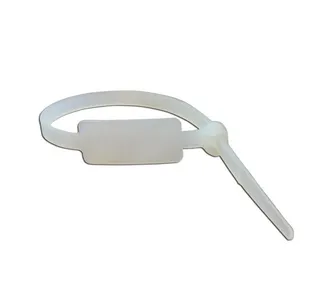 Cable ties / Zip ties 032063 4.6x180mm with label area white 100 pcs/pack