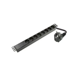 Power Distribution Panel without Switch PDU08FC14P 8x220V Schuko 19″ Rack 1.8m