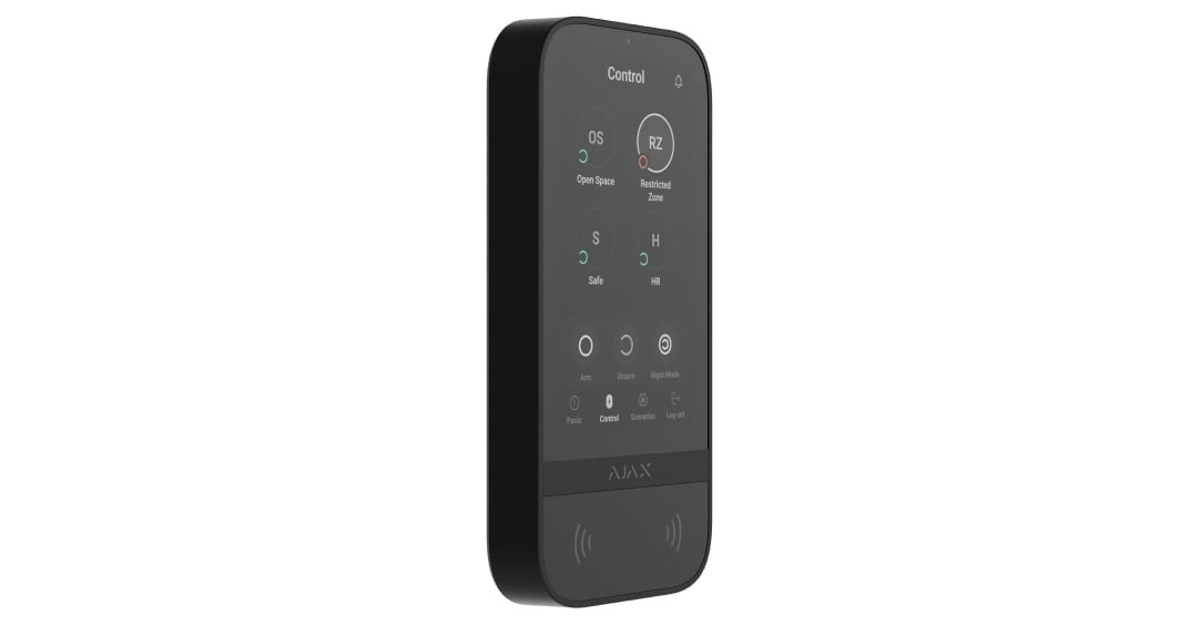 Keypad KeyPad TouchScreen wireless touchscreen black