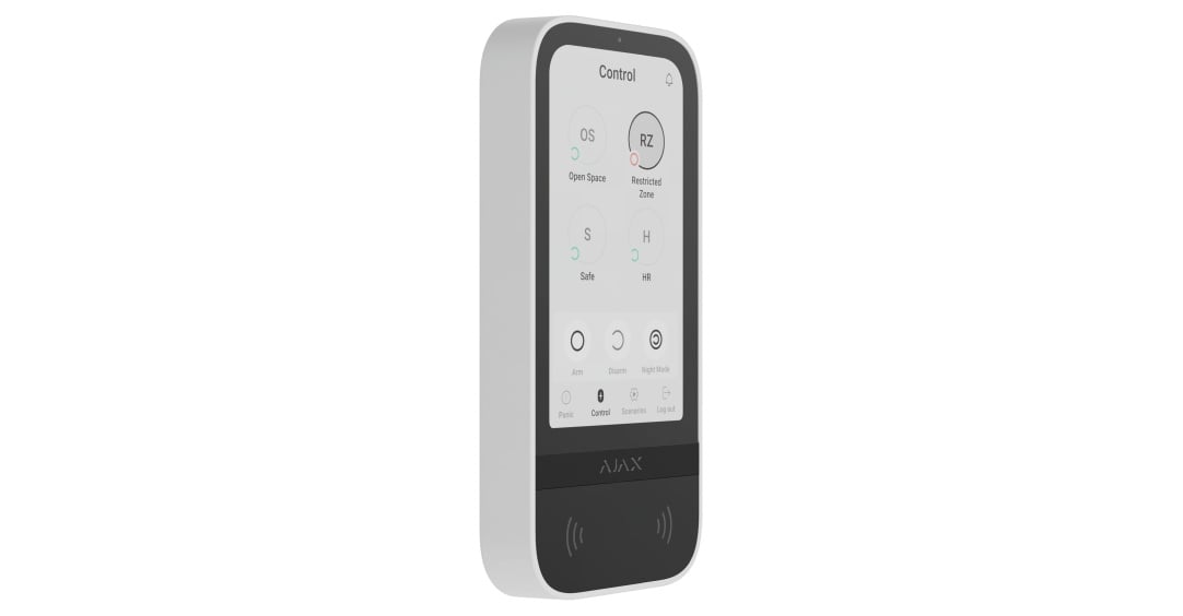 Keypad KeyPad TouchScreen wireless touchscreen white