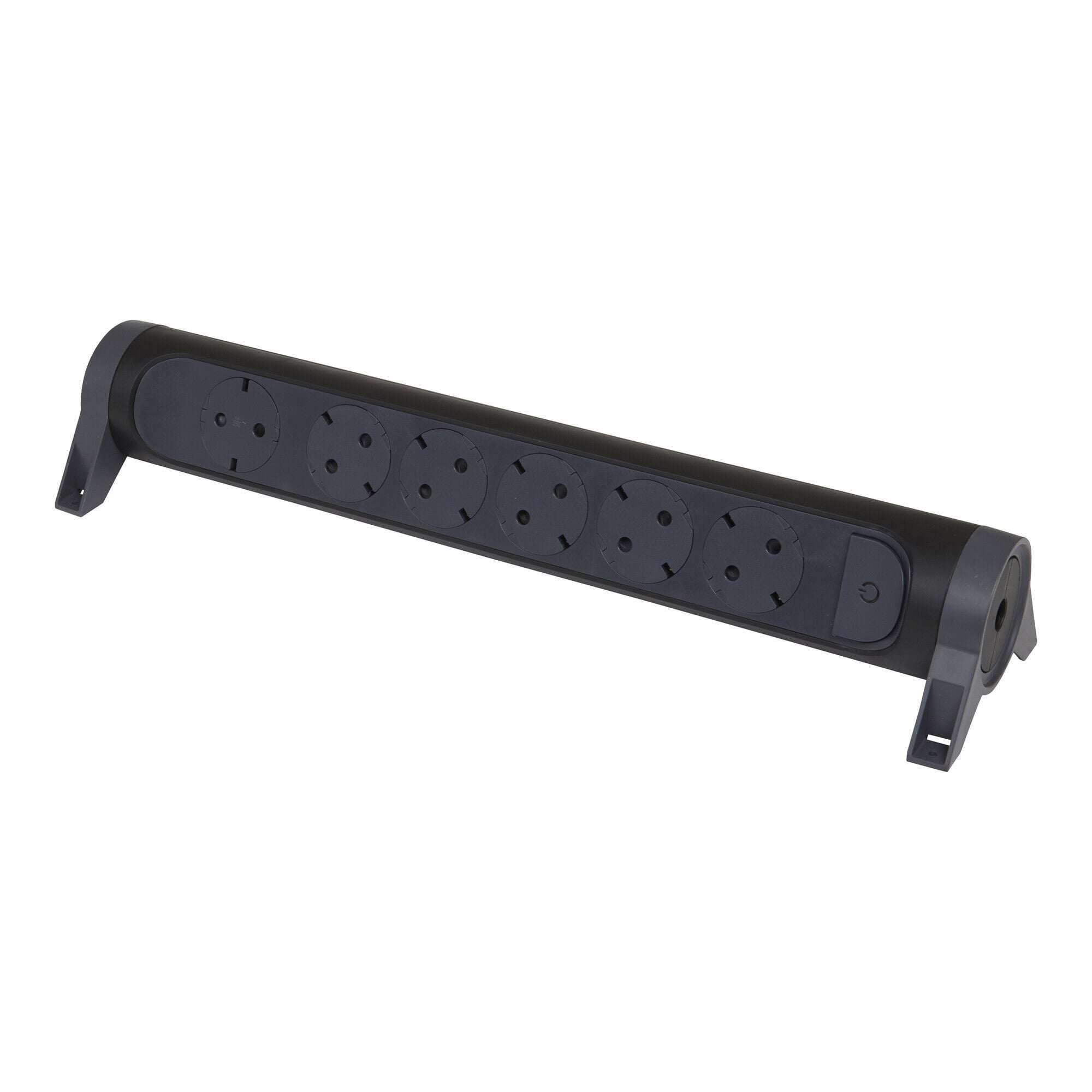 Extension cord 694548 6 socket without cable + switch black
