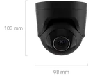 IP Camera TurretCam 8MP 2,8mm dome ASP PoE black (2/4)