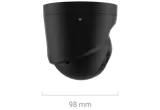 IP Camera TurretCam 8MP 2,8mm dome ASP PoE black (3/4)