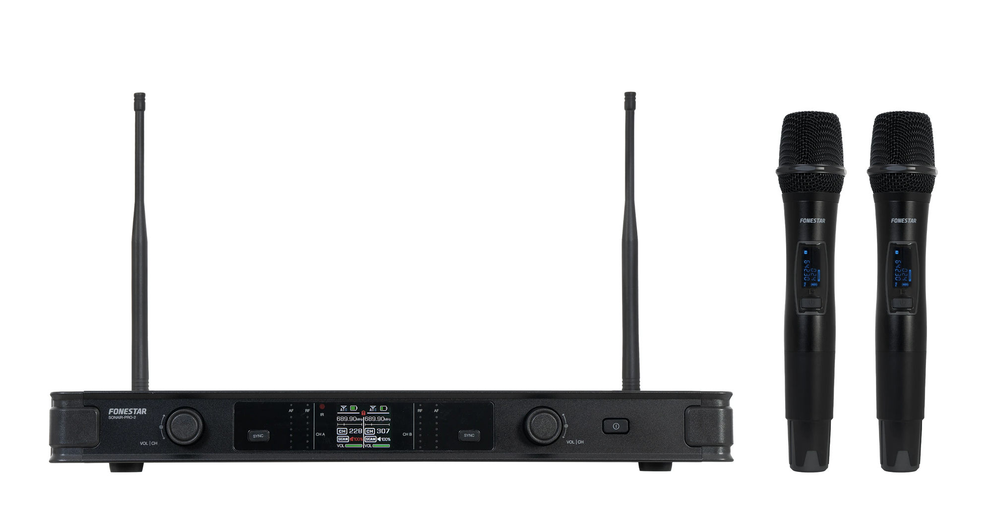 SONAIR-PRO-2M UHF Microphone Set 2×Microphone