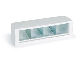 Junction box WPB‑4 surface-mounted four panel 208×62×100mm