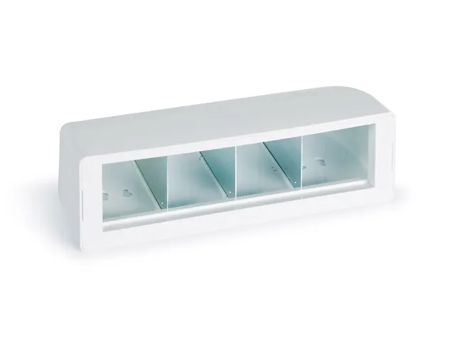 Junction box WPB‑4 surface-mounted four panel 208×62×100mm