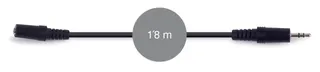 Audio cable AA-425L-2 female 1.8m black