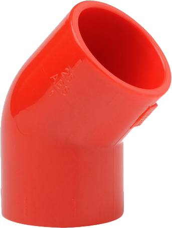 SAEY500250RS Aspiration Elbow ABS 45° Red