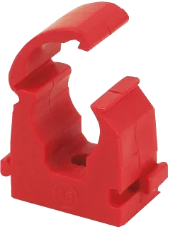 STS25REDK Pipe Support Clamp ABS Red