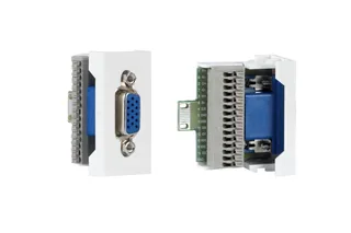 1/2 connection panel WP‑34V VGA female D15