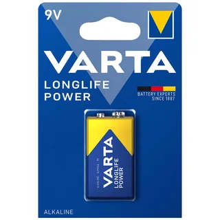 Battery VARTA Long Life Power "koroona"9V 1 pcs