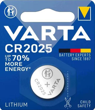 Battery VARTA Long Life CR2025 button 3V 1 pcs