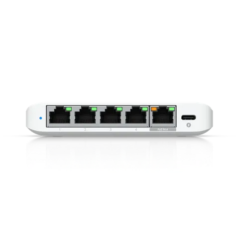 Switch USW-Flex-2.5G-5 Flex Mini 2.5G 4×2.5 GbE Ports + 1 2.5GbE
