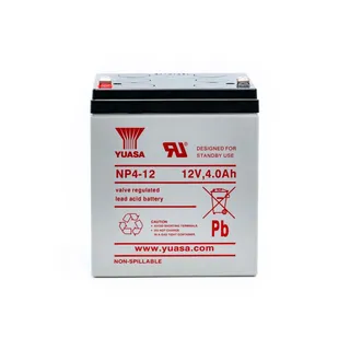 Battery NP4-12 12V 4Ah narrow terminal