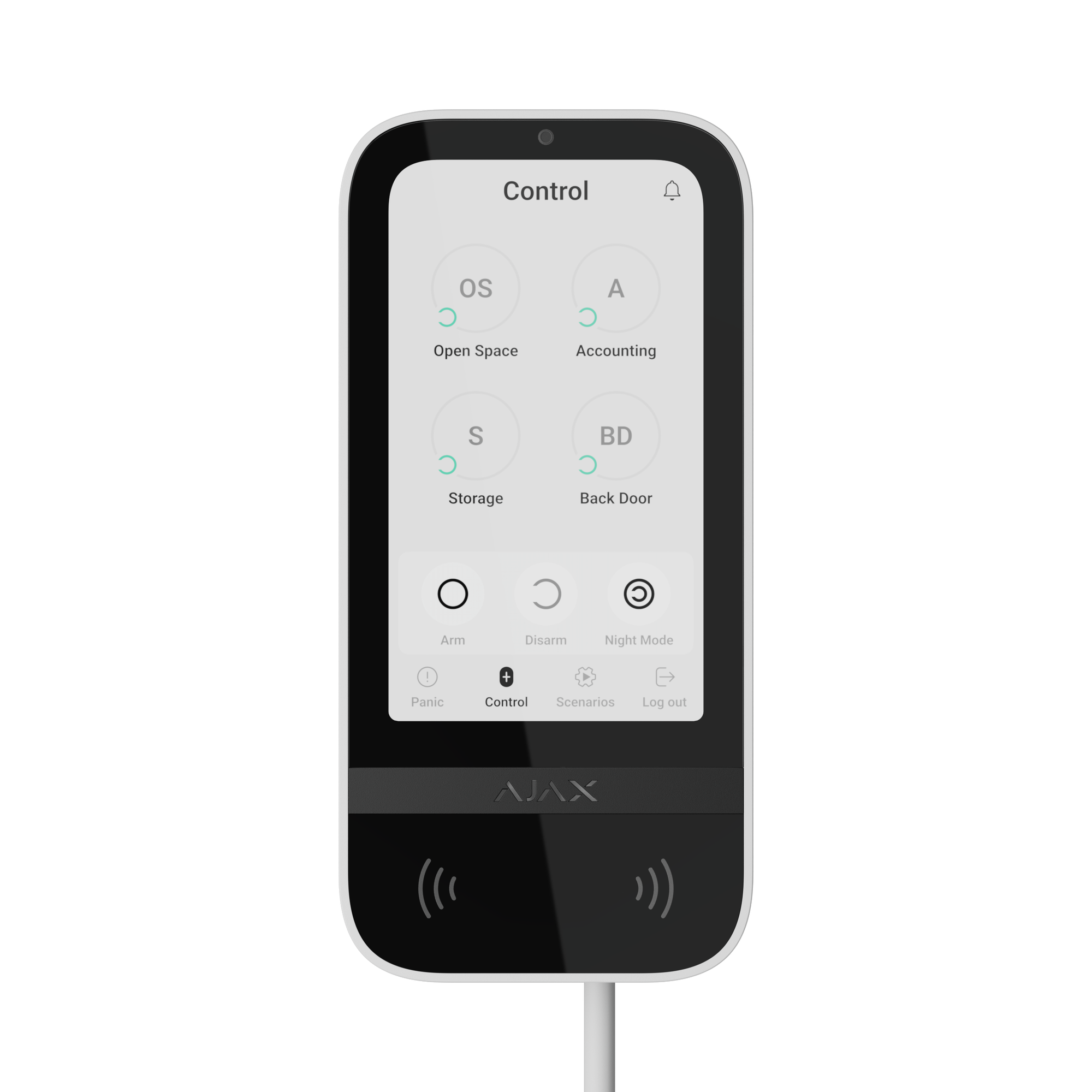 Keypad Superior KeyPad TouchScreen Fibra white