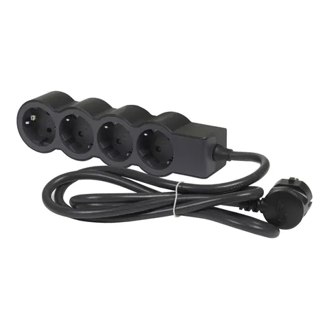Extension cord 694553 4-socket 16A 1.5m 1.5mm² black